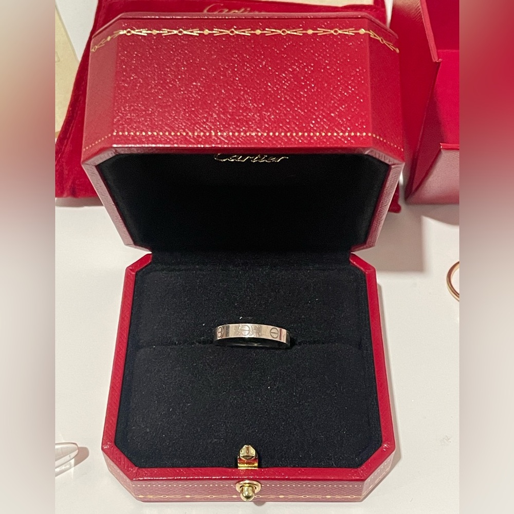 Cartier White Gold Wedding Band